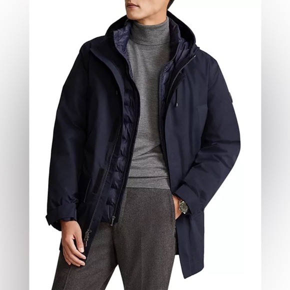 Polo Ralph Lauren
3-in-1 Quilted Liner Hooded Coat men’s large - Picture 1 of 13